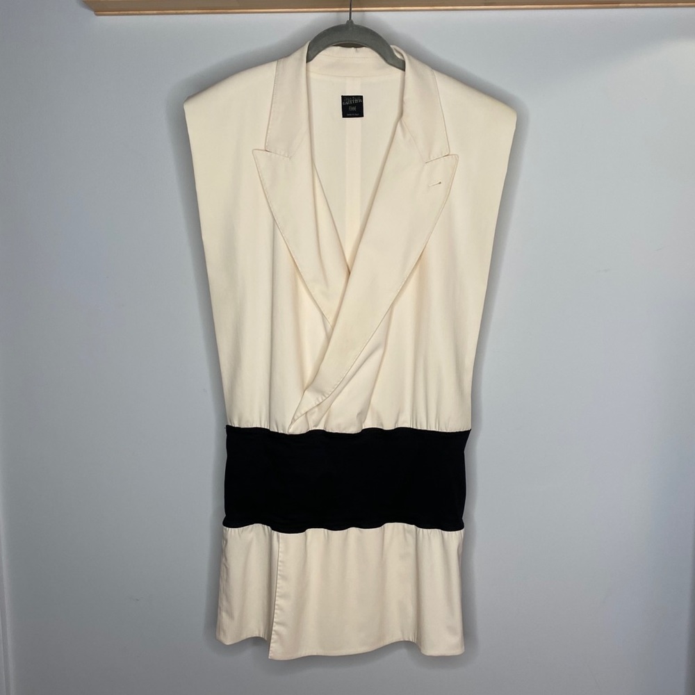 Jean Paul Gaultier Tuxedo Mini Tunic Dress